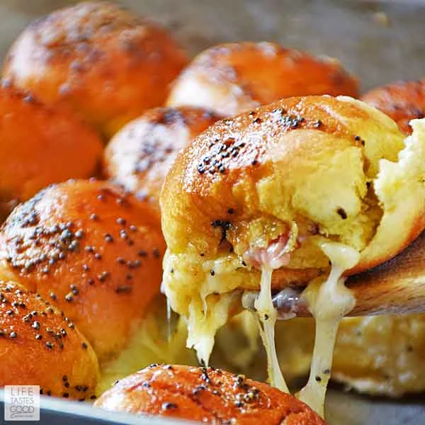 Oven Baked Ham and Cheese Sliders Recipe