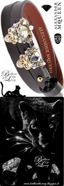 Brilliant Luxury by Emmy DE ♦ Alexander McQueen King & Queen Wrap Bracelet