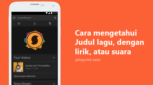 Aplikasi pencari judul lagu Aplikasi pencari judul lagu