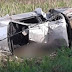 Três morrem e quatro ficam feridos após capotamento de caminhonete no sul da Bahia; veículo ficou destruído