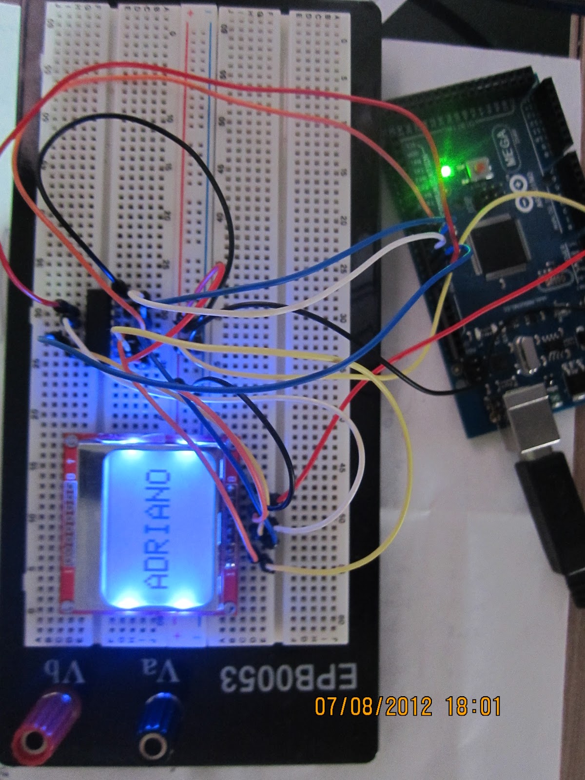 Programing Fun: Connecting Nokia 5110 LCD breakout to Arduino