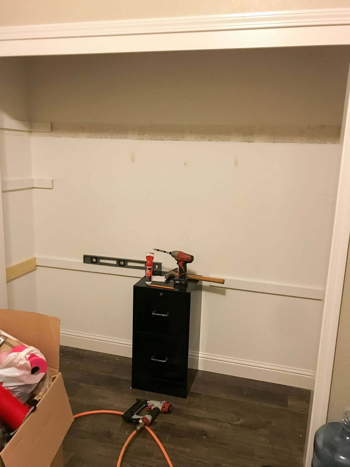 Diy Closet Desk Fall One Room Challenge Week 2 The Dotted Nest
