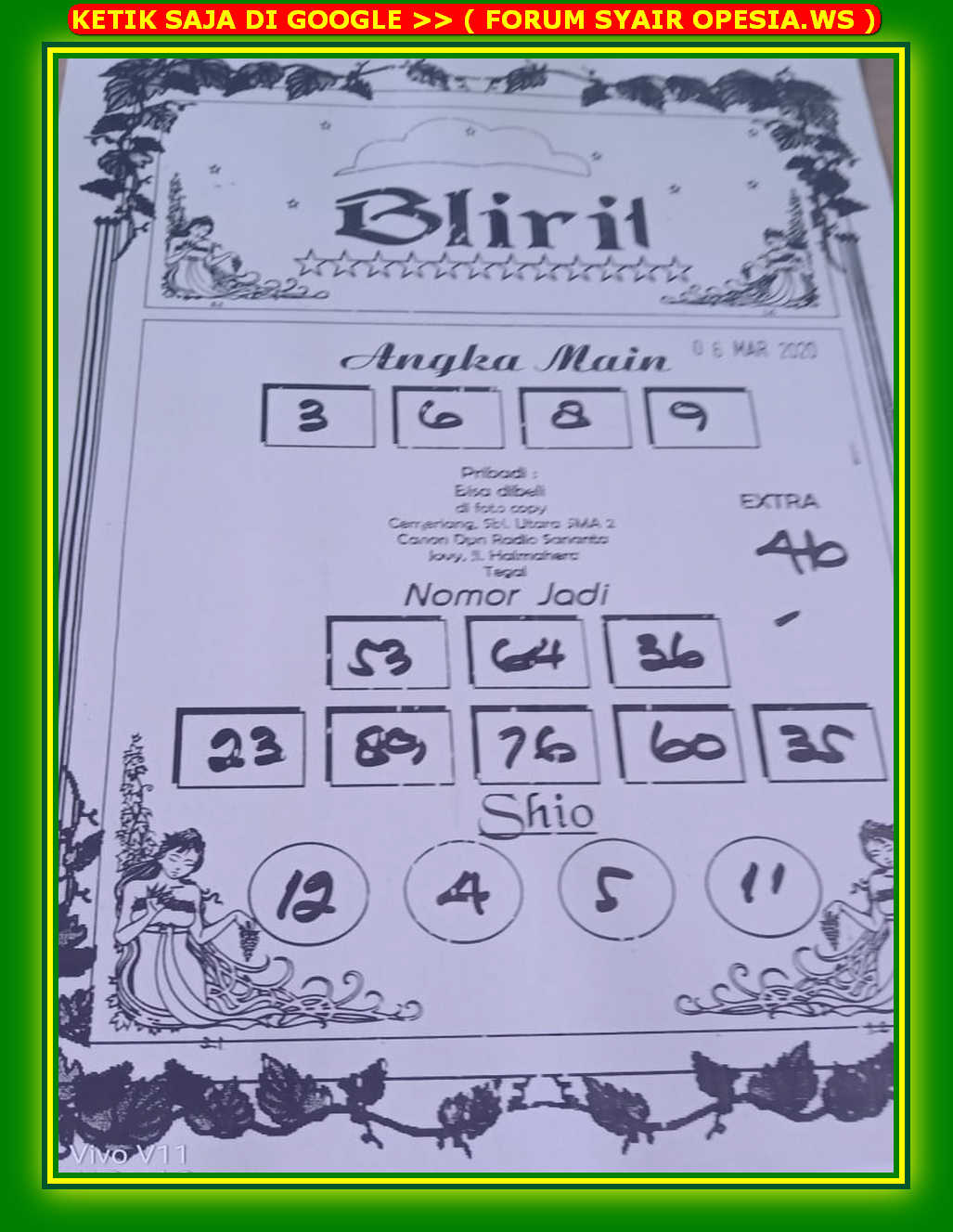 Forum Syair Hk Kode Syair Sgp Hk Sd Motesia