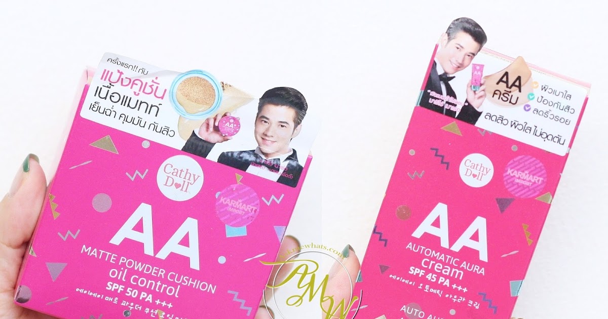 Cathy Doll AA Automatic Aura Matte Powder Cushion and Cream Review