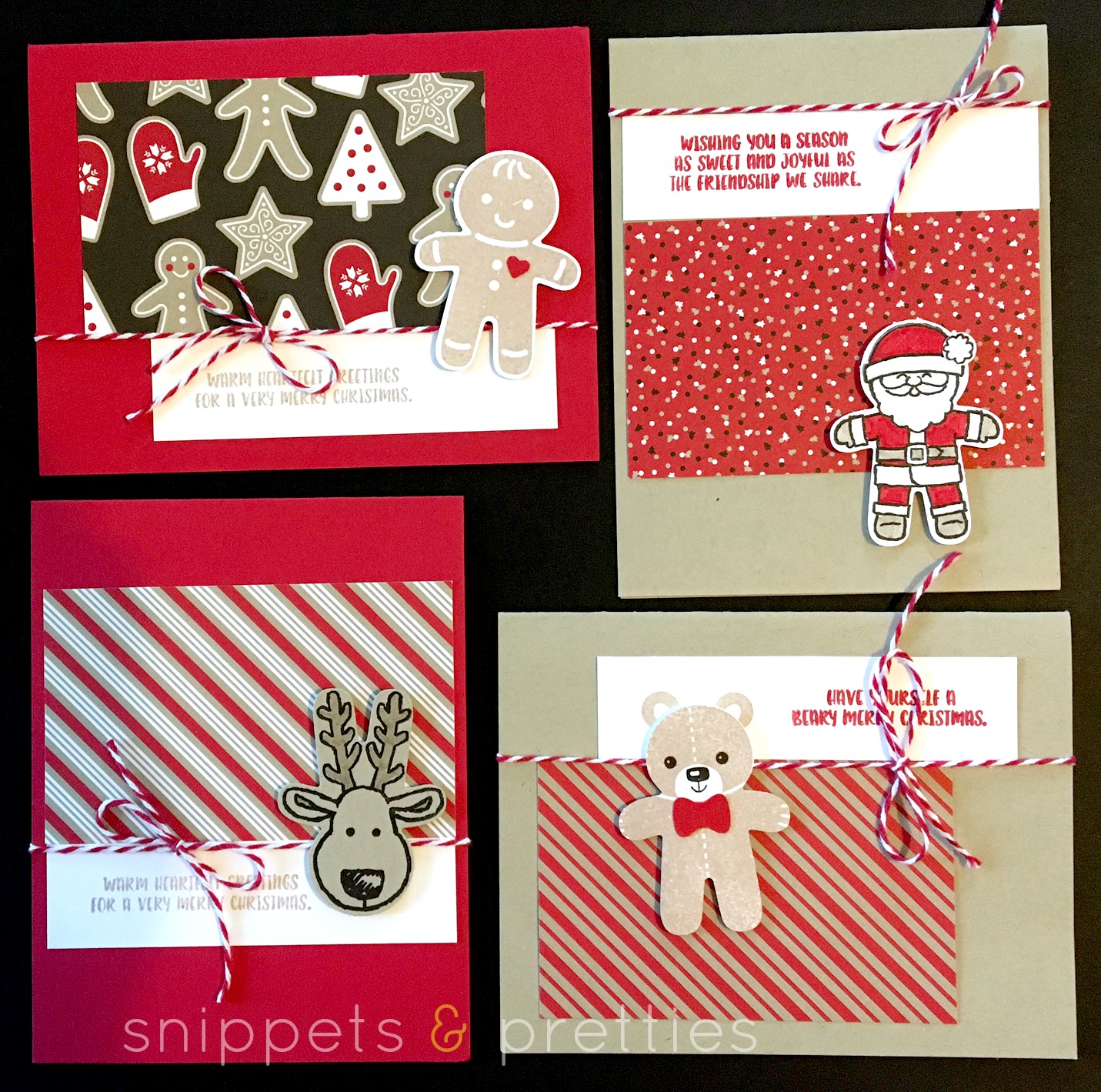 Snippets and Pretties Cookie Cutter Christmas Cards