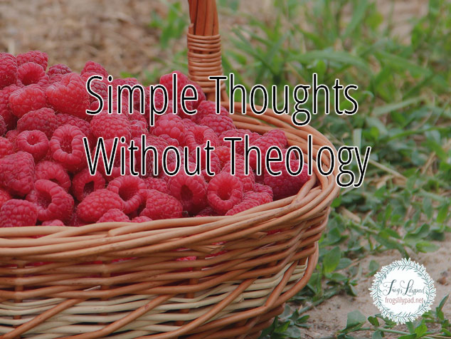 Simple Thoughts Without Theology: James 1 - Frog's Lilypad