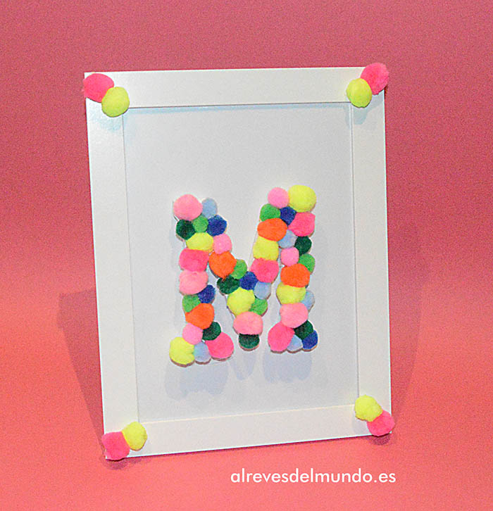 letra-pompones-manualidades-decorar