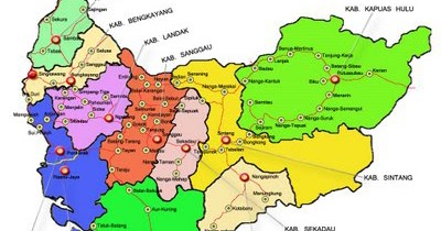 PETA SANGGAU - sanggau