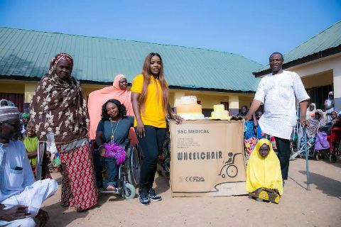 Empress Njamah celebrates birthday with the downtrodden/people living with disability