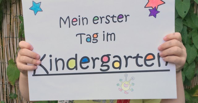 erster tag im kindergarten