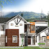 Resort type mix roof home plan