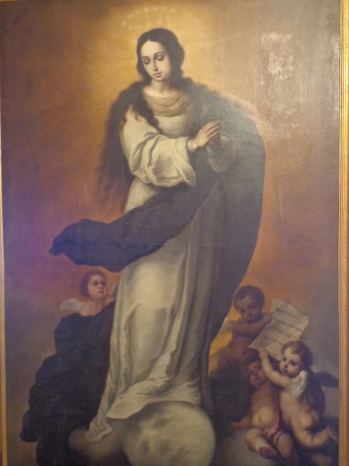 La Virgen Inmaculada Concepción, Mujer vestida de Sol y la Luna debajo ...