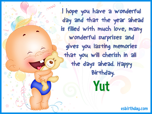 Yut Happy birthday Yut Happy birthday