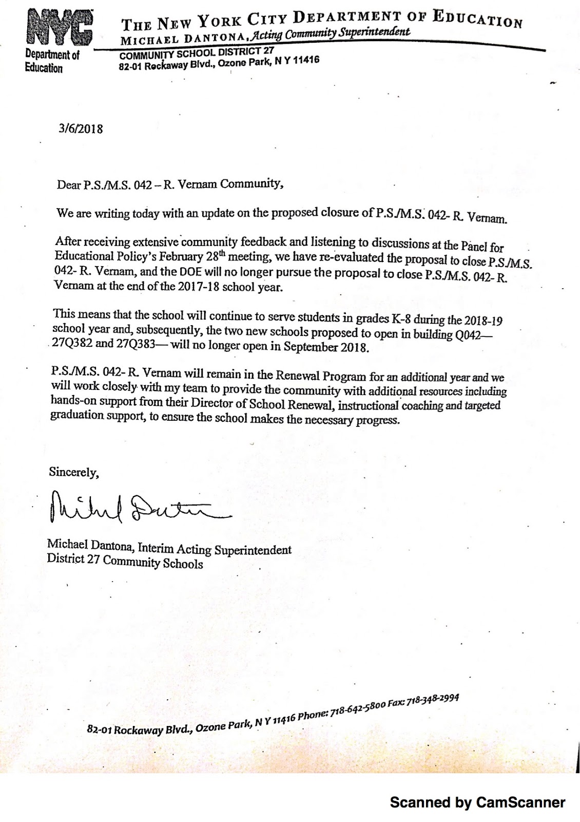 ed notes online ps ms 42 letter to parents distorts reality while opt out letter