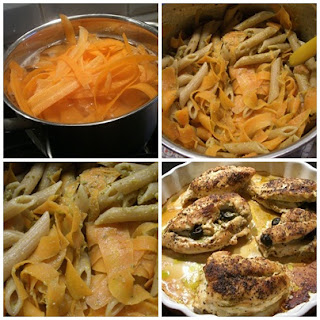 Pestopasta%2Bmed%2Bkyckling - Pestopasta med kyckling