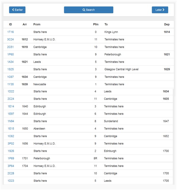 Open Train Times Maps Focus Transport: Open Train Times