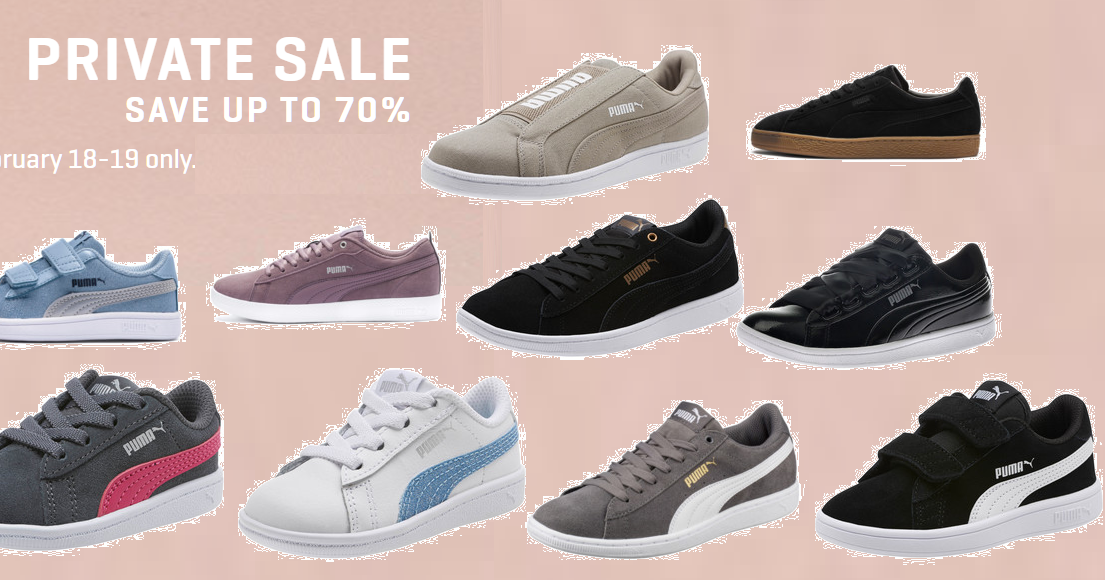 sales on puma shoes