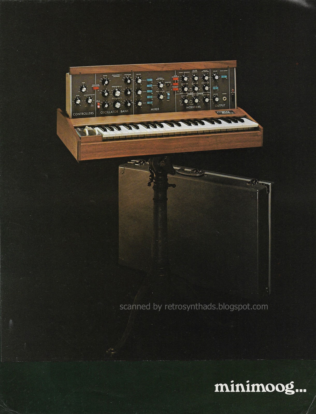 Moog Sonic Six Brochure - RARE - 1974