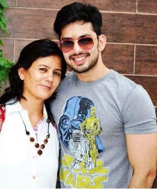 Himansh with mother Neeru kohli Himansh with mother Neeru kohli