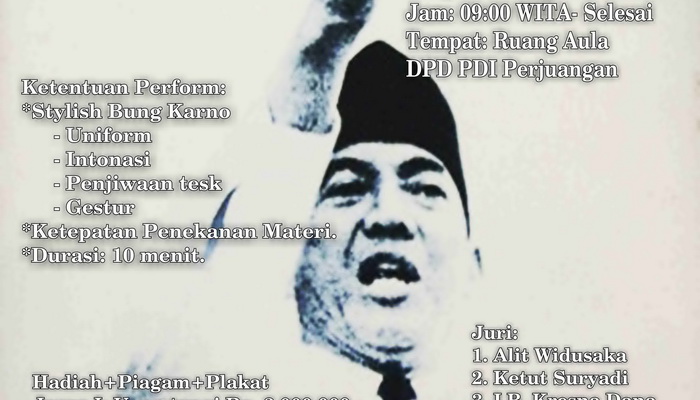 Begini Cara PDIP Bali Peringati Bulan Bung Karno