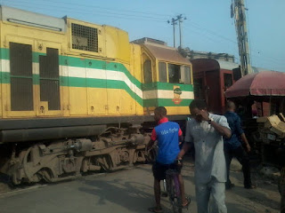 railway accident train rams into trailer in aba