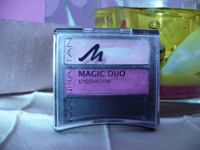 Cienie do powiek Manhattan Magic Duo - Illuminate Pink. 