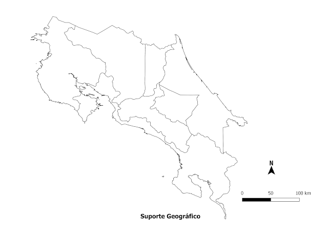 MAPA MUDO - COSTA RICA