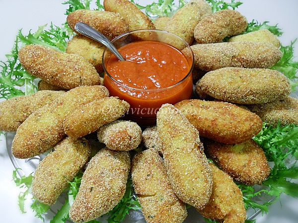Oggi vi cucino così!: Croquettes di patate imbottite