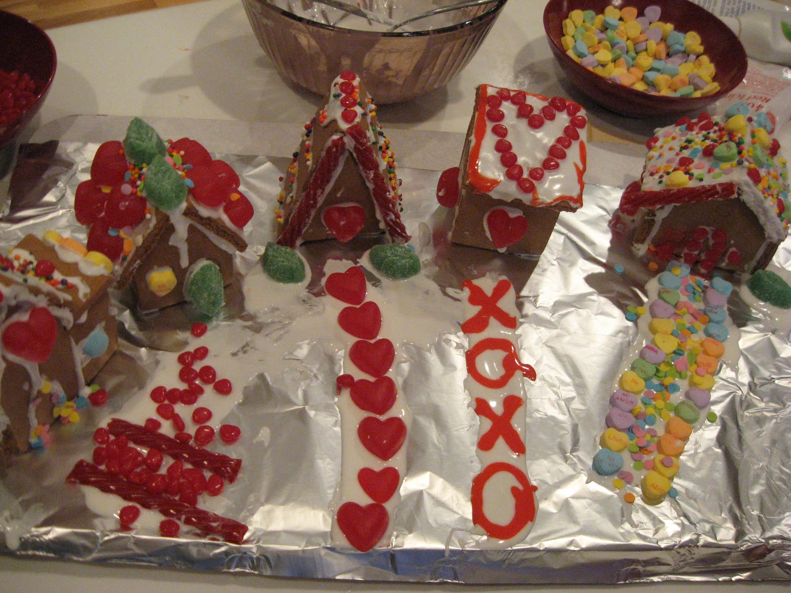 Lanphiers Remember: Memories 5: Valentines Gingerbread Houses