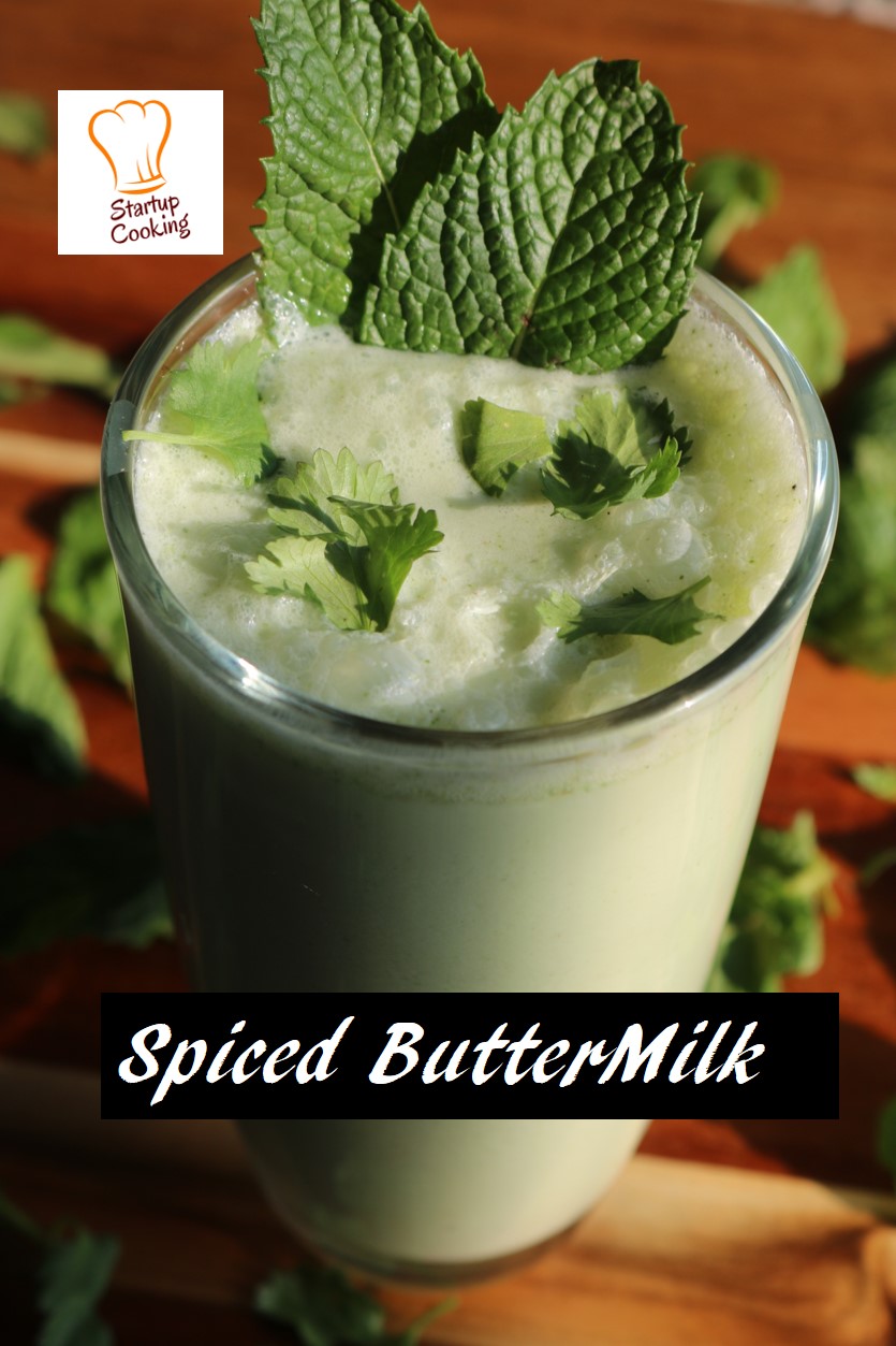 Spiced ButterMilk Masala Buttermilk Recipe Startup Cooking