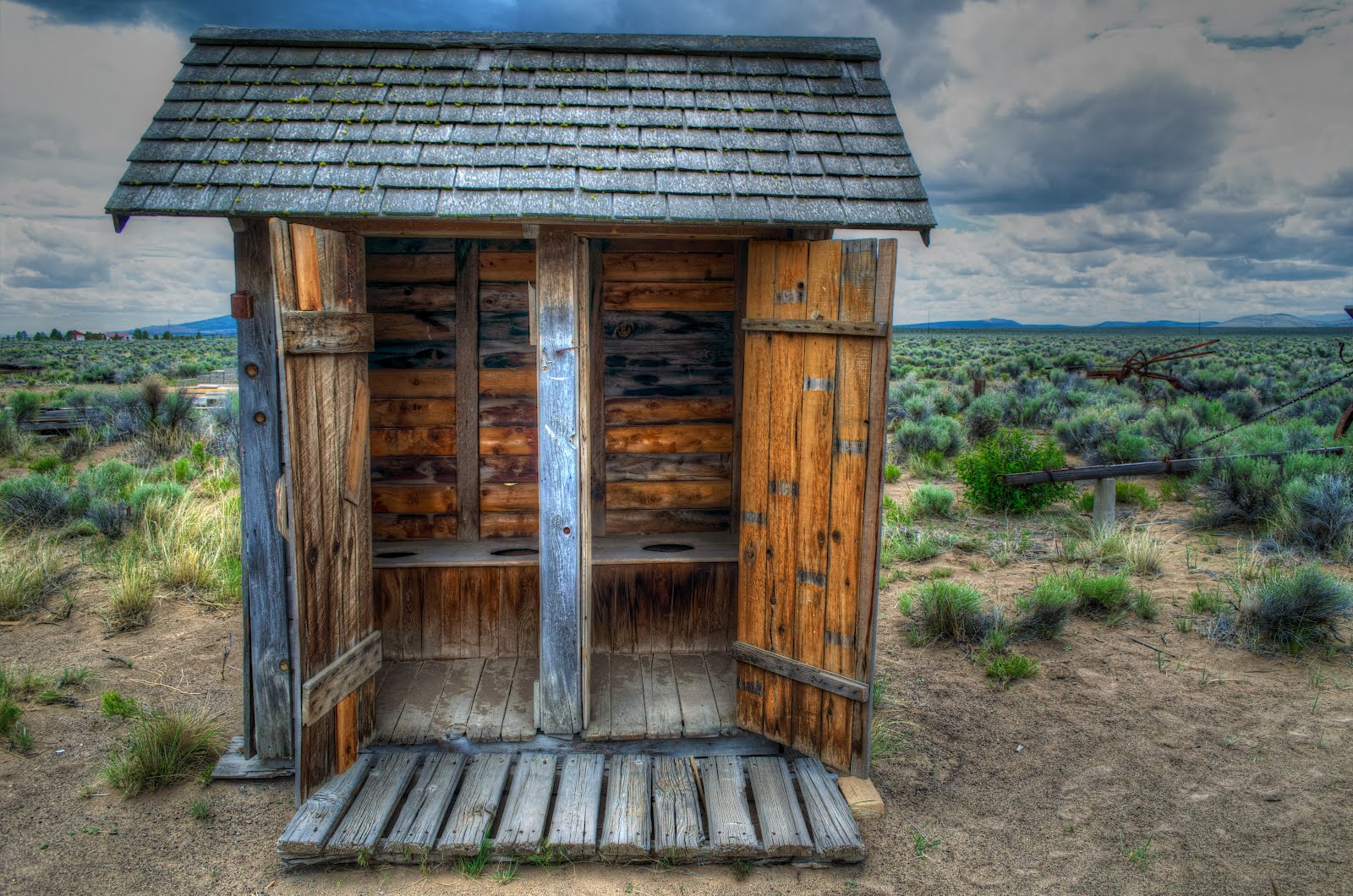 for her & them. (Click on the photo for more detail) Fort Rock, Oregon; July, 2012.