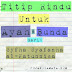 Titip Rindu Untuk Ibu Dan Ayah