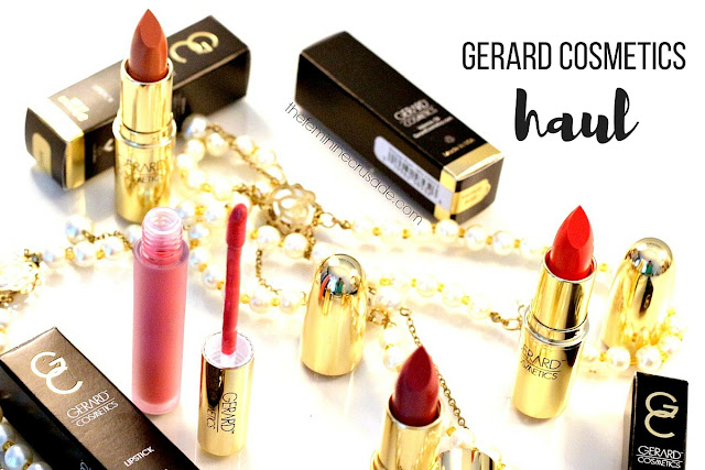 Gerard Cosmetics haul Gerard Cosmetics haul