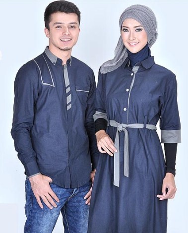 30+ Contoh Model Baju Muslim Couple Terbaru 2018