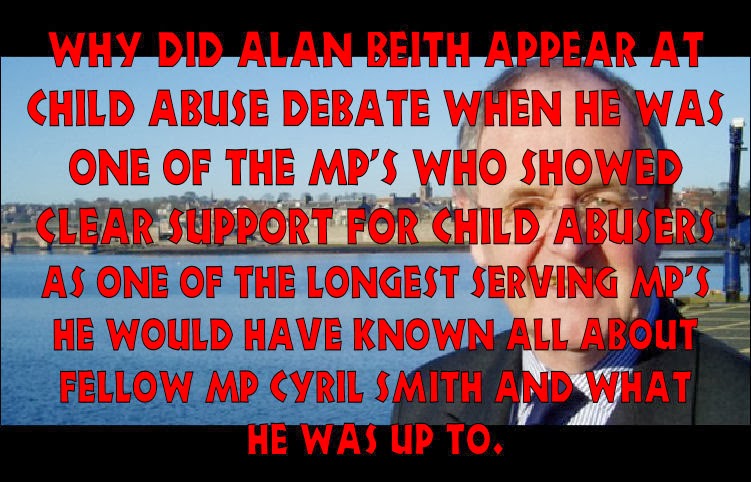 Alan Beith offered group support to abusers.