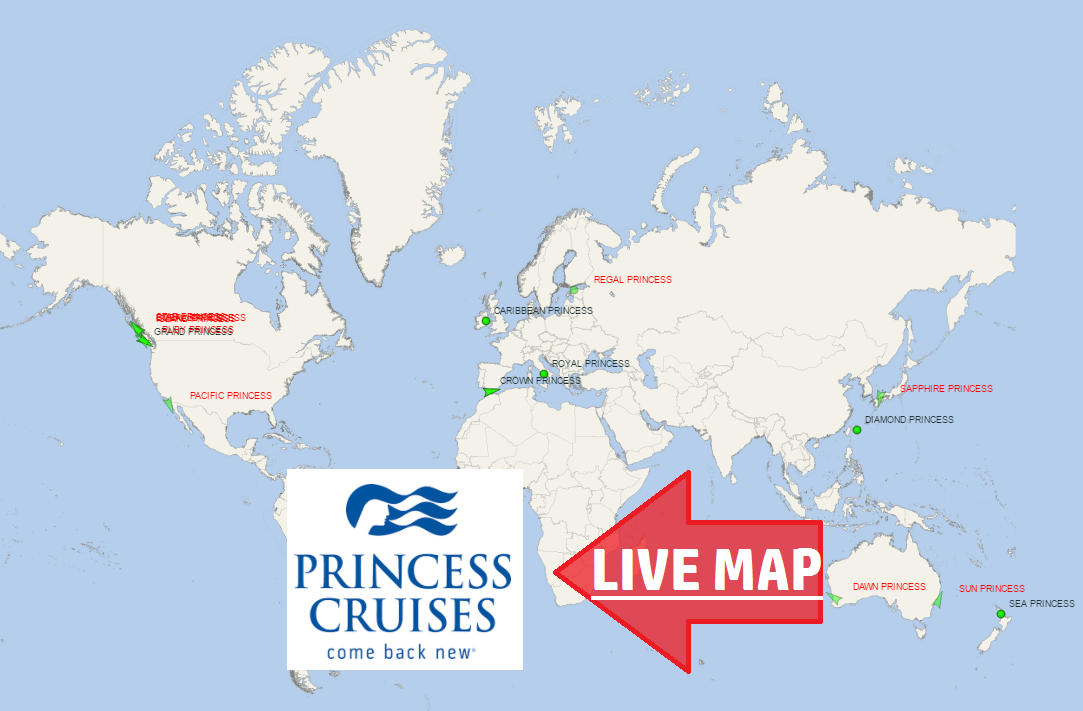 Princess Cruises Tracker Princess Cruises Tracker