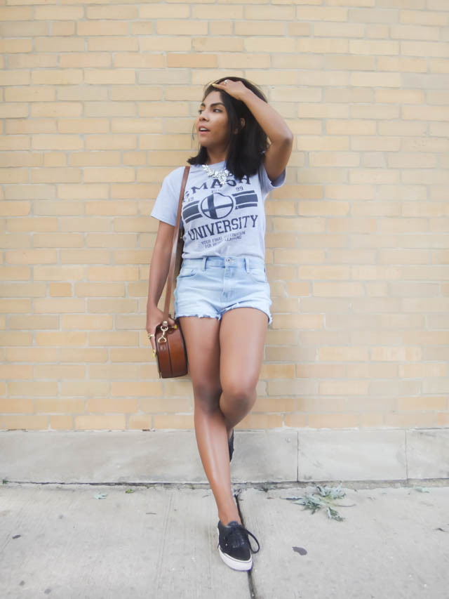 vans with shorts outfit