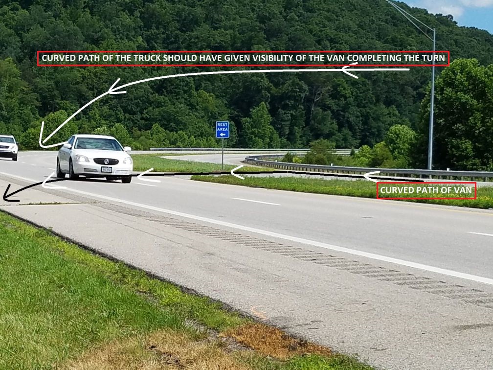 Accident at ODOT Rest Area Junction Jackson OH