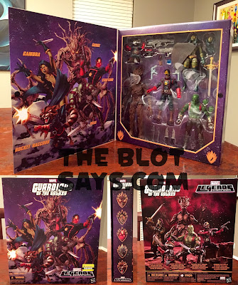 Entertainment Earth Exclusive Comic Book Edition Guardians of the Galaxy Marvel Legends Box Set by Hasbro