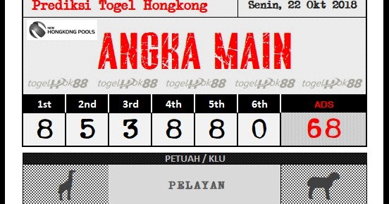 PREDIKSI HONGKONG POOLS 22 OKTOBER 2018 Prediksi Togel Hari Ini