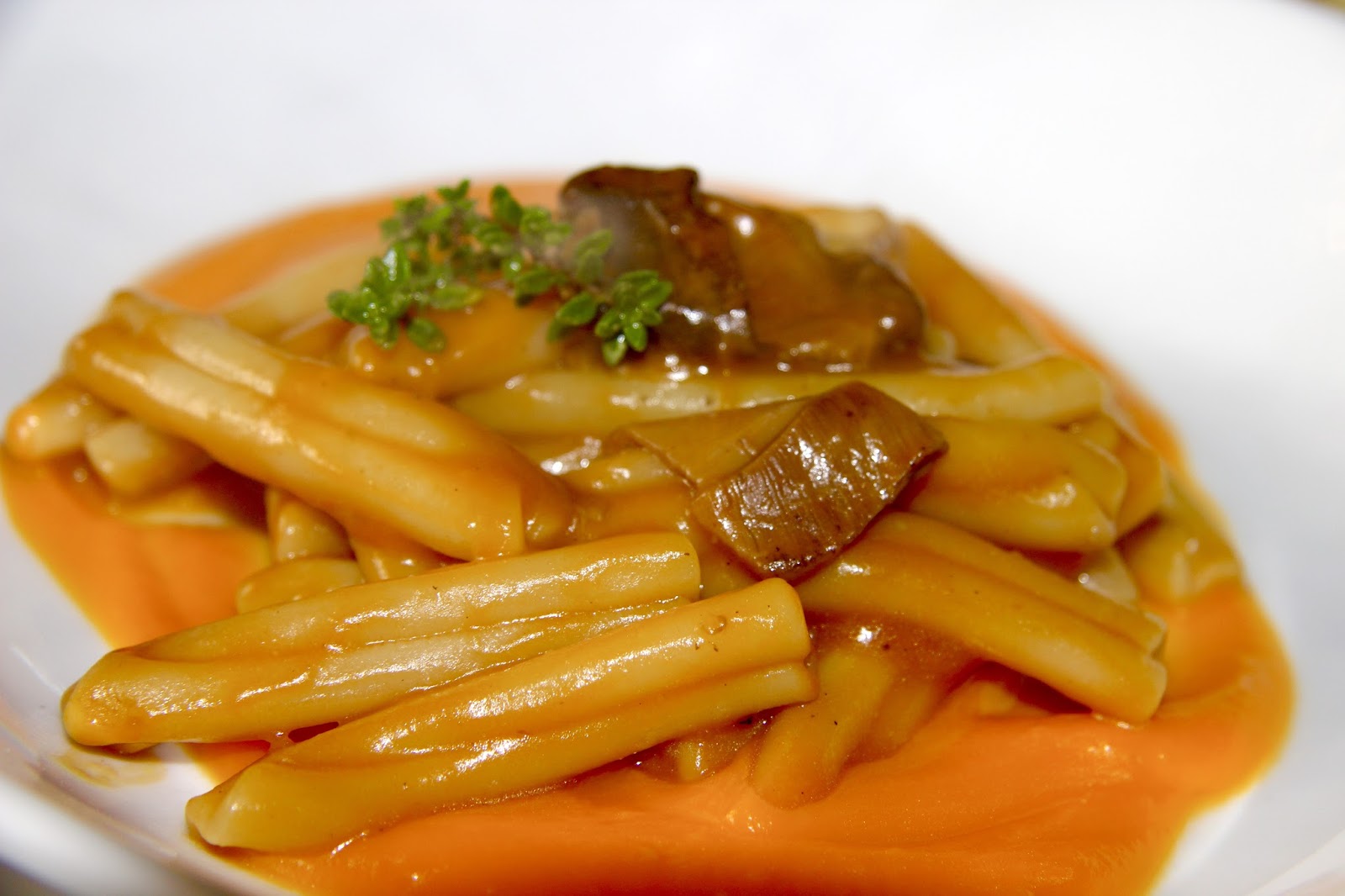 Caserecce alla crema di zucca e porcini Ricetta ed ingredienti dei