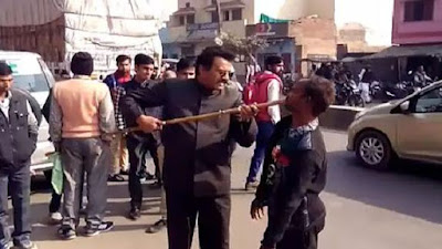 Bjp Worker Beats Youth For Not Voting To Bjp Uttar Pradesh
