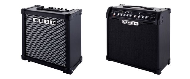 Amplificadores a Transistores Roland Cube-40GX y Line6 Spider IV 30