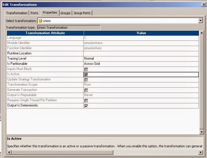 Data Integration & Warehousing Union Transformation in Informatica
