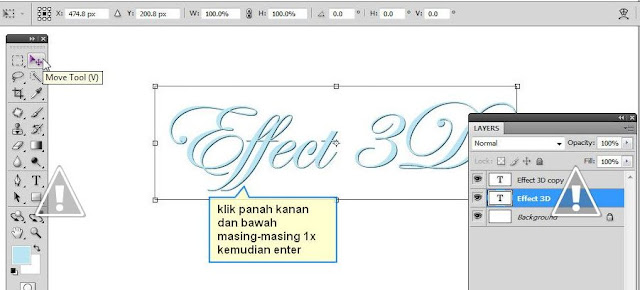  karena kamu tidak harus terlibat dalam lapisan layer dan filter yang berlipat Cara membuat tulisan 3d di photoshop, mudah dan simple semua pasti bisa