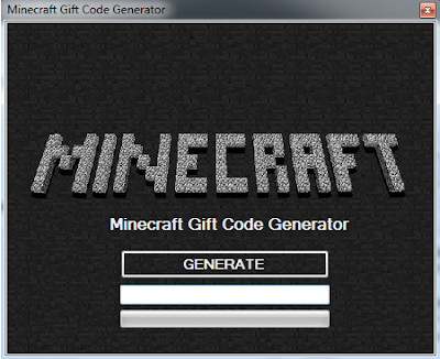 Minecraft Gift Code Generator