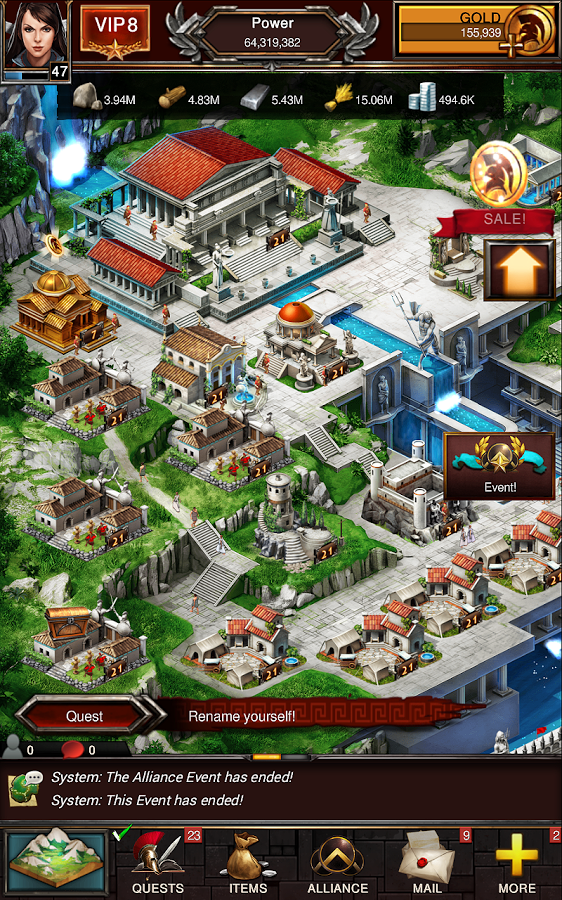 Permainan Strategi Android Game of War - Fire Age