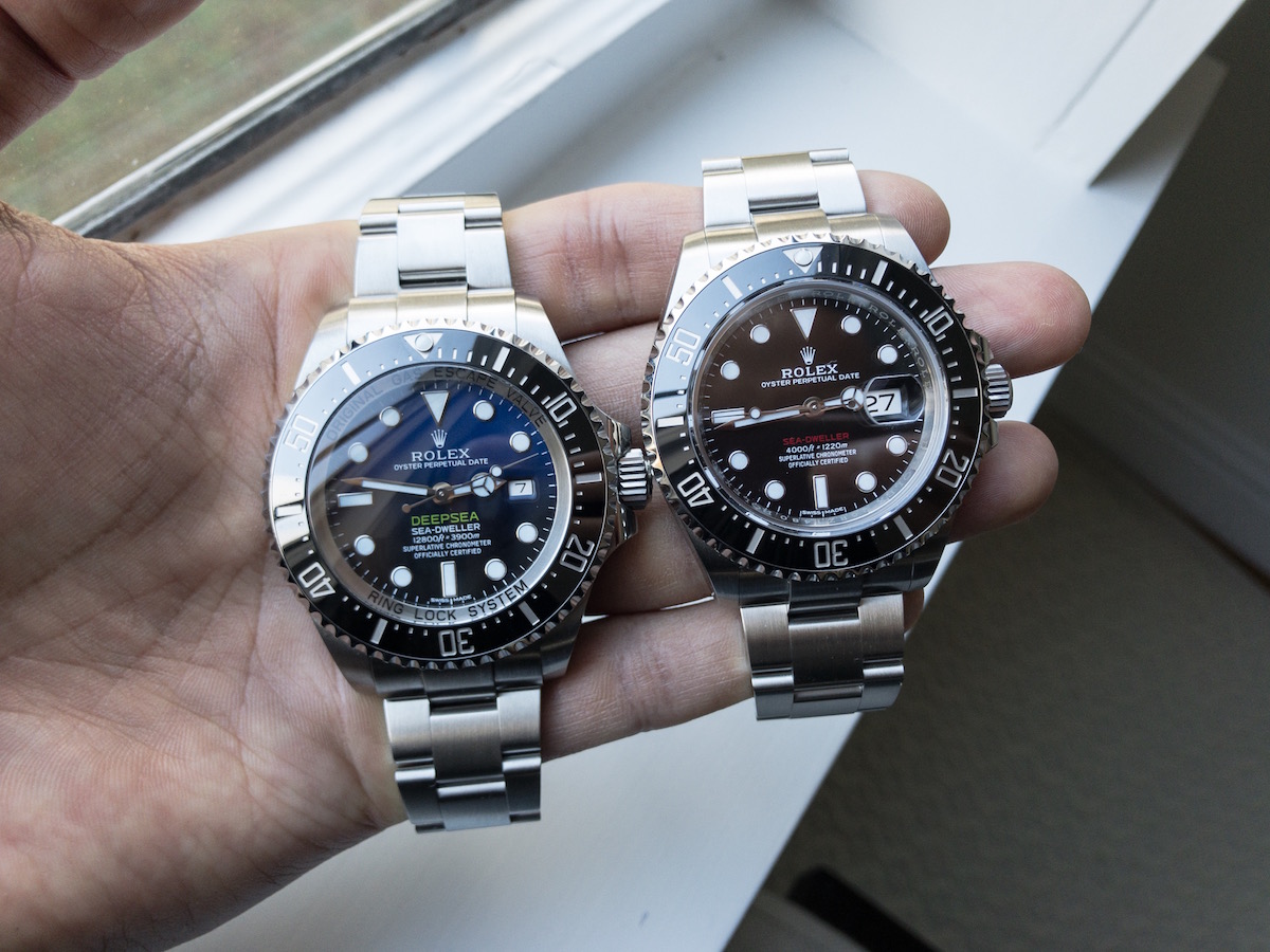 submariner sea dweller difference