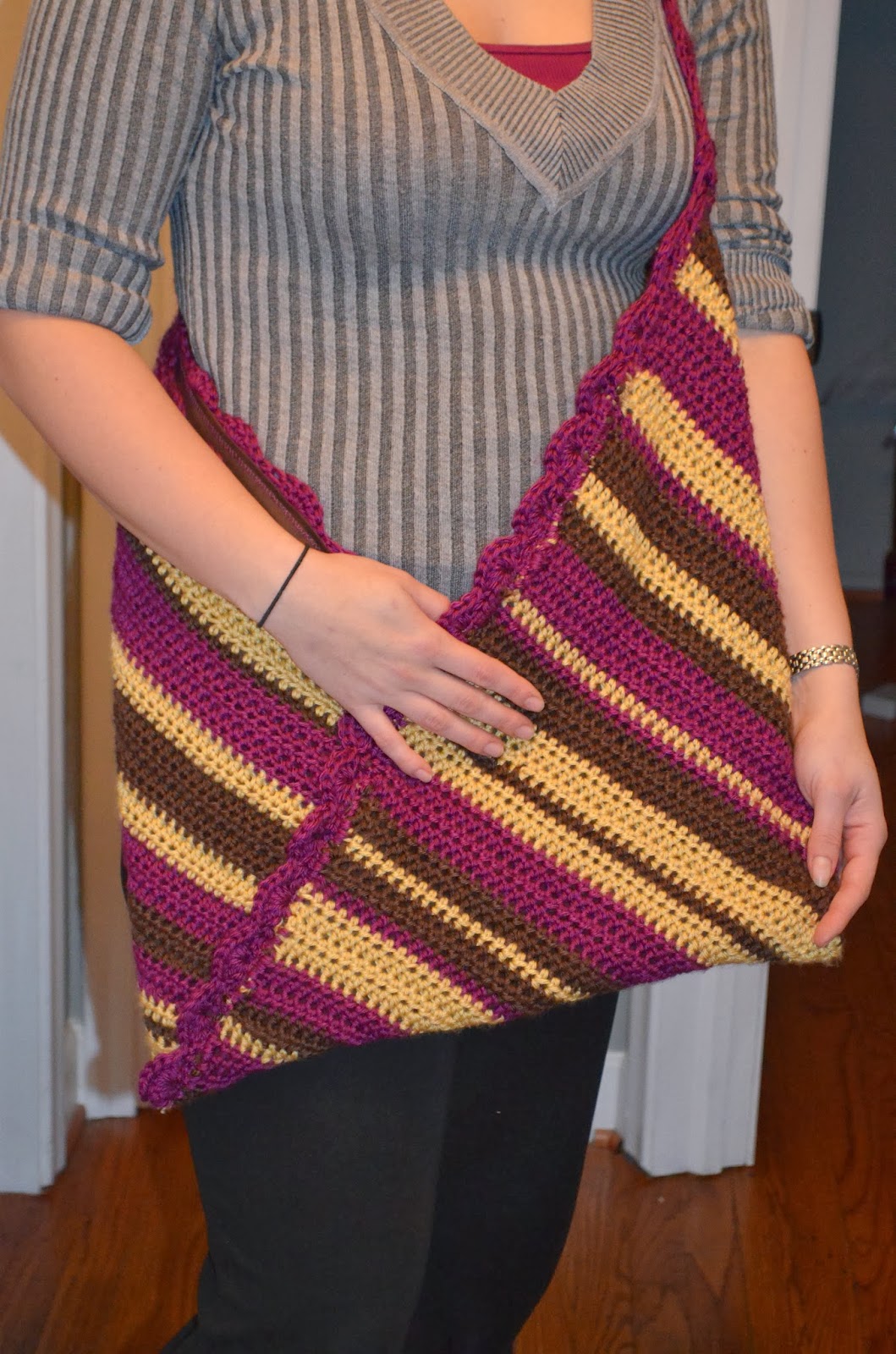 Craft Disasters and other Atrocities Crochet Origami Bag