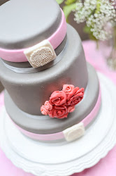 cake grey pink confections cara